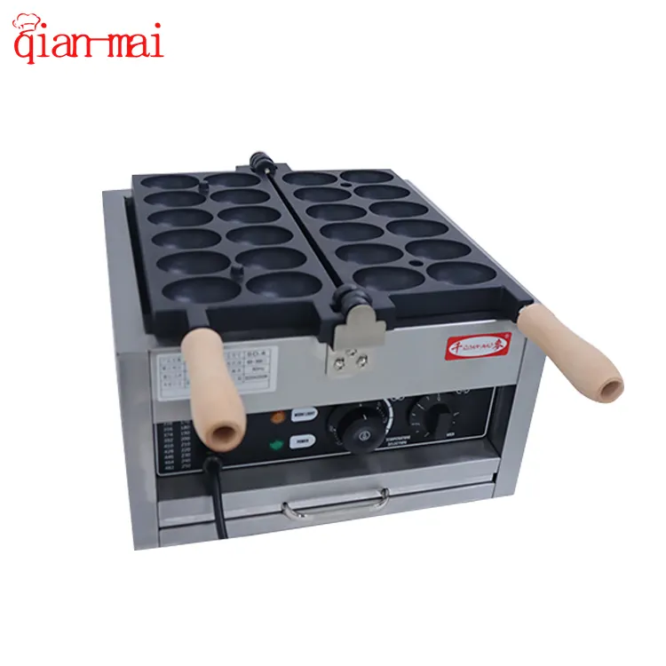 Korean Food Snacks - 2022 Kommerzielles elektrisches Waffeleisen, Lächeln, Eiform,