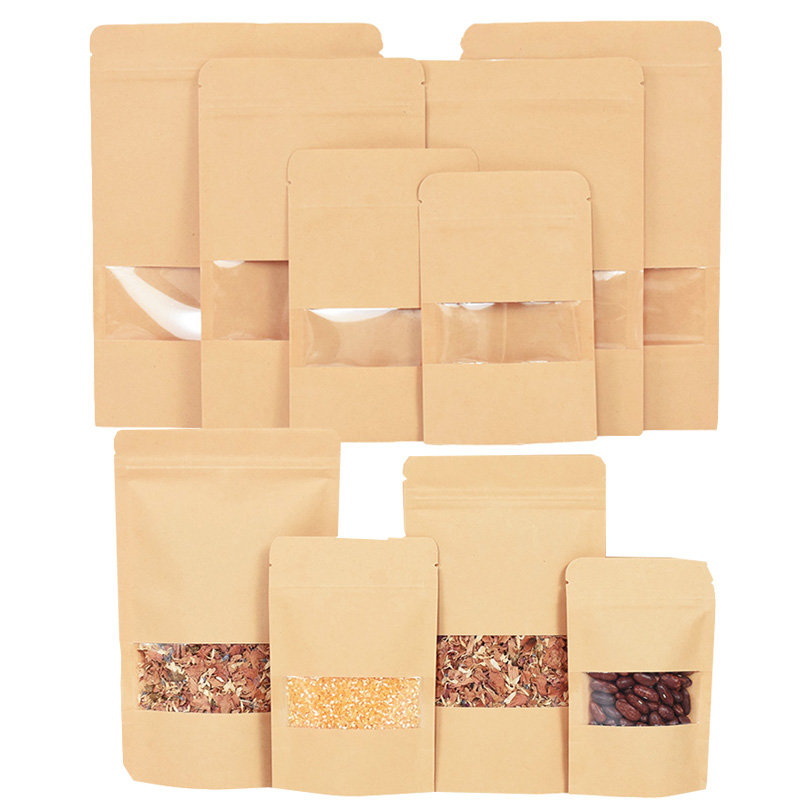 Food Halloween Snacks - 20/50 stücke Kraft Papier Zip-Lock Beutel