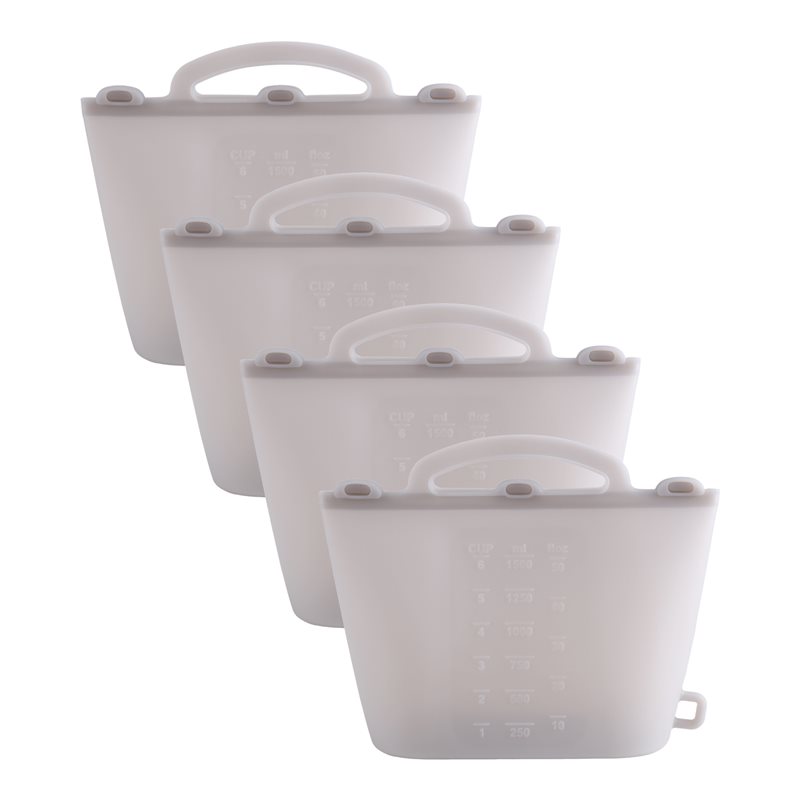 Food Prep Snacks - 75STO-Frischhaltebeutel, selbstverschließender Lebensmittel-Aufbewahrungsbeutel in Lebensmittelqualität, wiederverwendbares