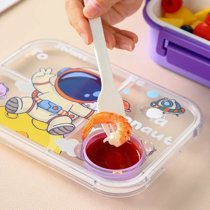 Einhorn-Cartoon-Bento-Lunchbox – Food Prep Snacks Bewertung und Preis