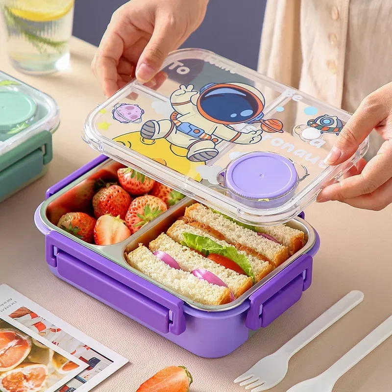 Einhorn-Cartoon-Bento-Lunchbox – Food Prep Snacks Bewertung und Preis