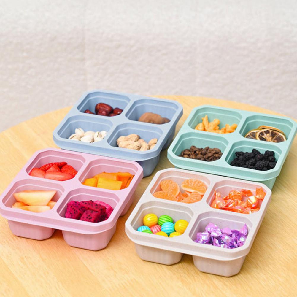Snackbehälter-Set mit 4 Fächer – Food Prep Snacks Bewertung und Preis