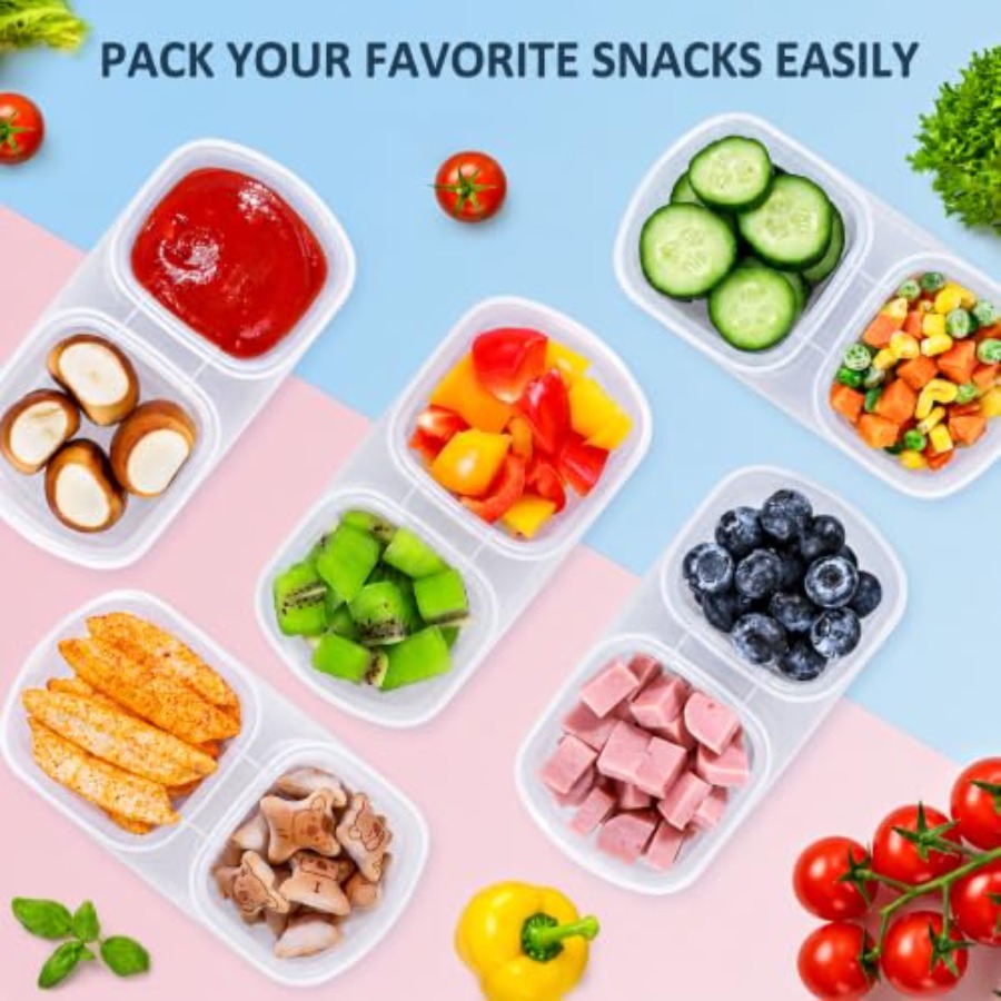 5er-Pack Wiederverwendbare Sna – Food Prep Snacks Bewertung und Preis