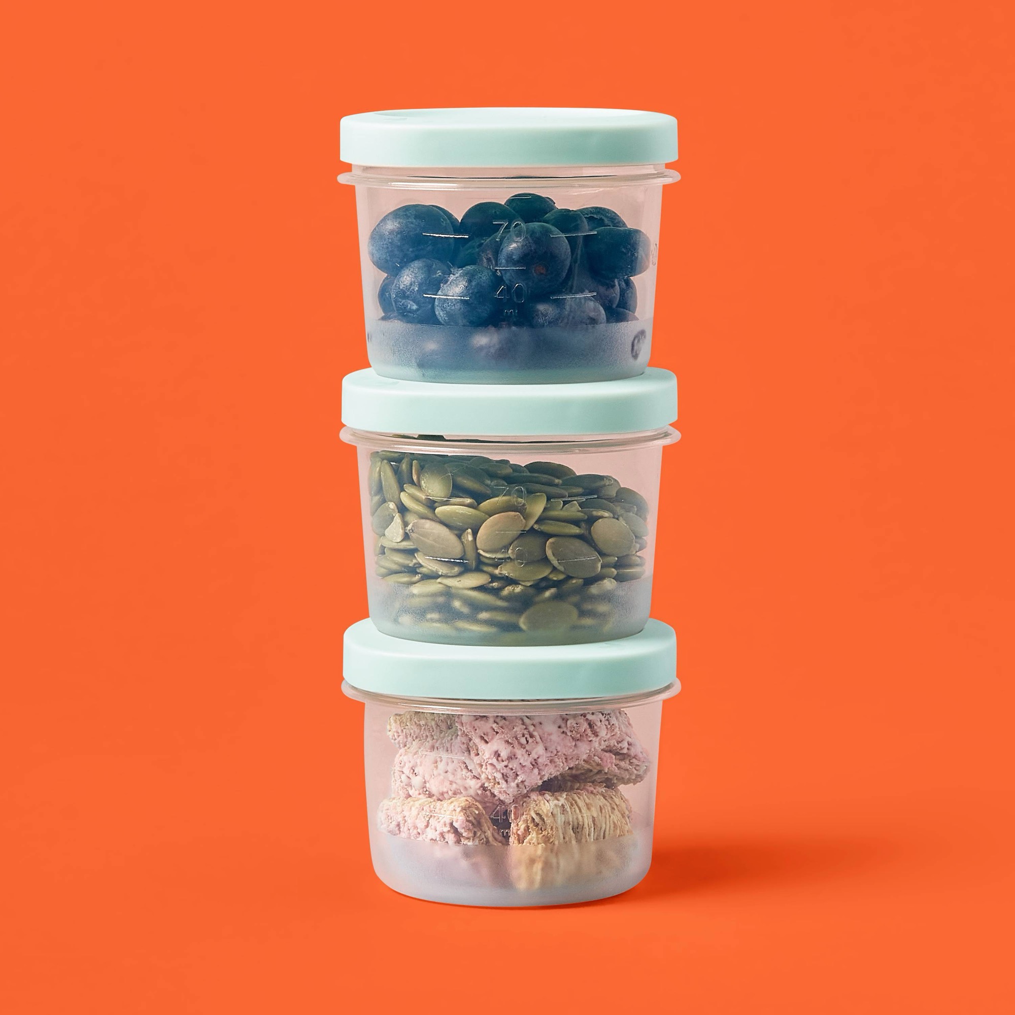 6-teilige runde Twist-Lock-Leb – Food Prep Snacks Bewertung und Preis